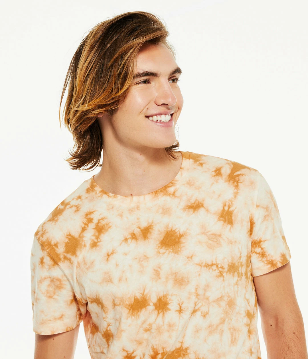 Aeropostale Men's Cloud Tie-Dye Crew Tee