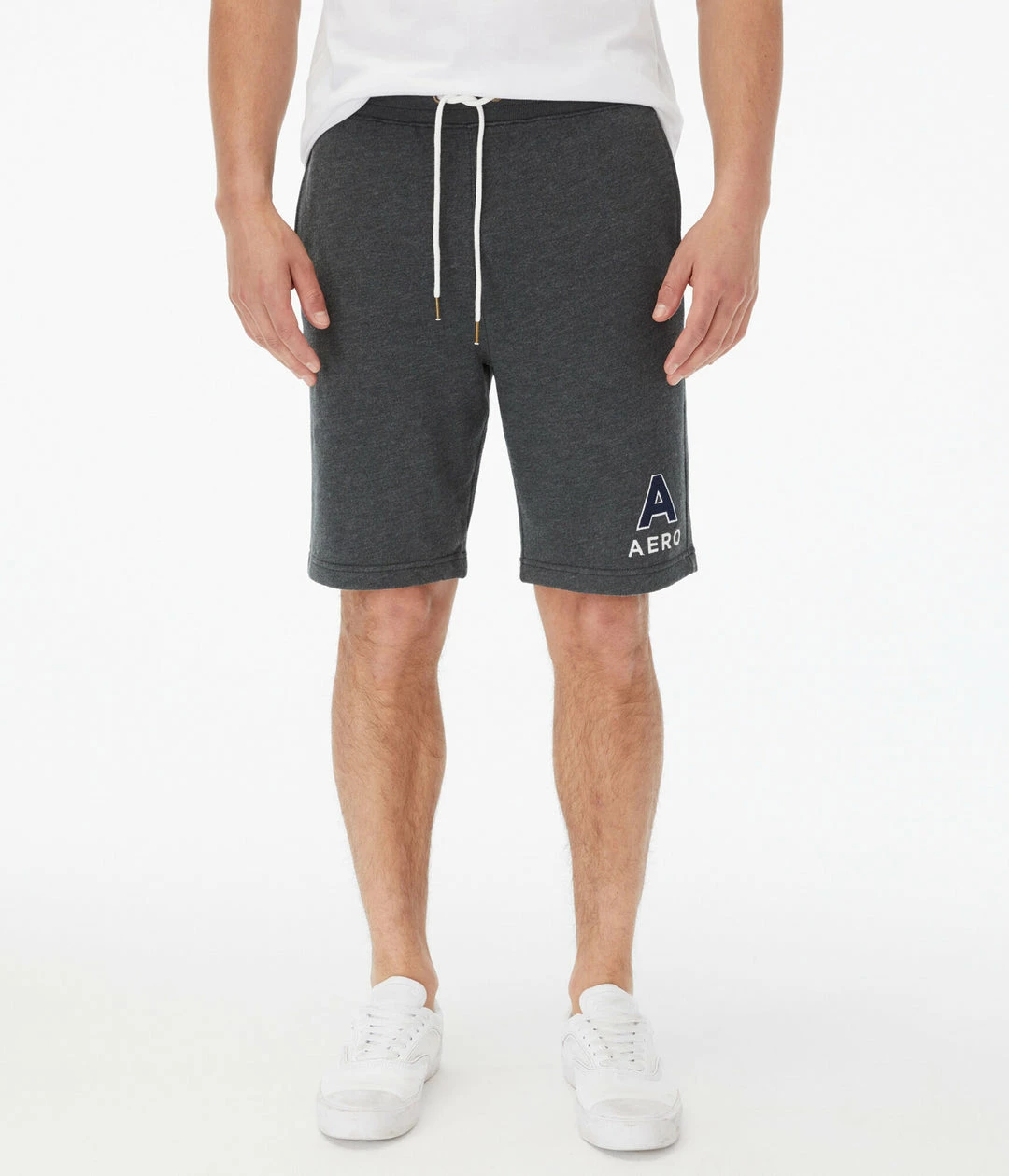 Aeropostale Mens Logo Fleece Shorts