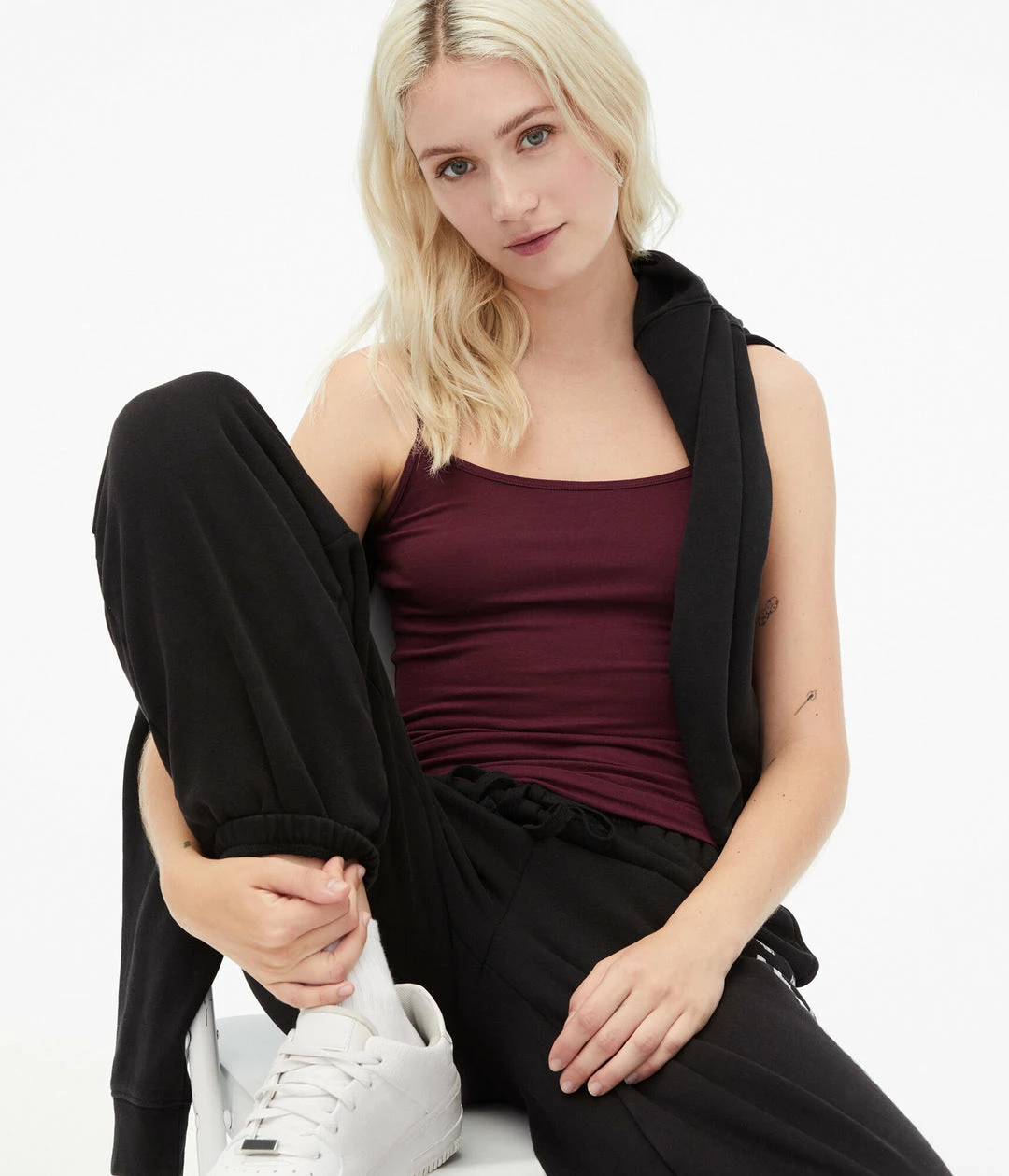 Aeropostale Women's Solid Basic Cami Pink - Image 2