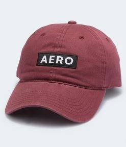 Aeropostale Men's Box Logo Adjustable Hat