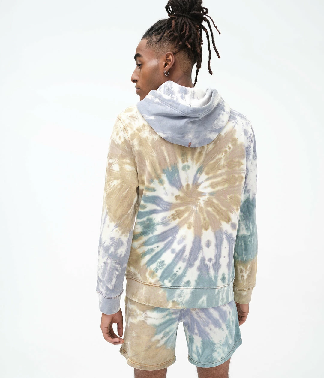 Aeropostale Men's Logo Tie-Dye Pullover Hoodie - Image 4