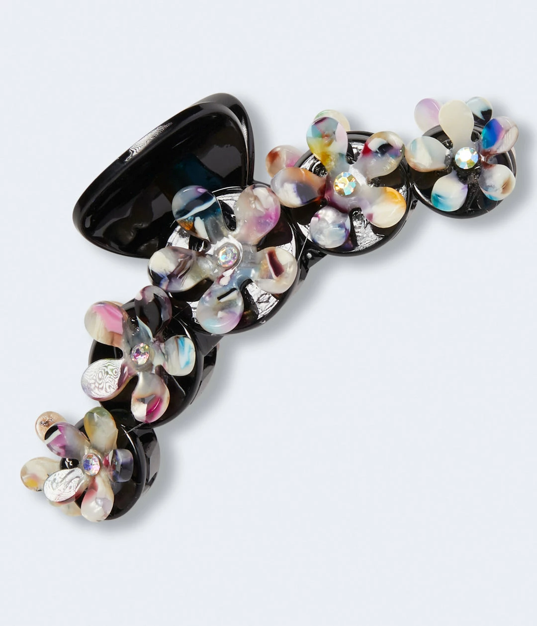 Aeropostale Women's Resin Flower Claw Hair Clip