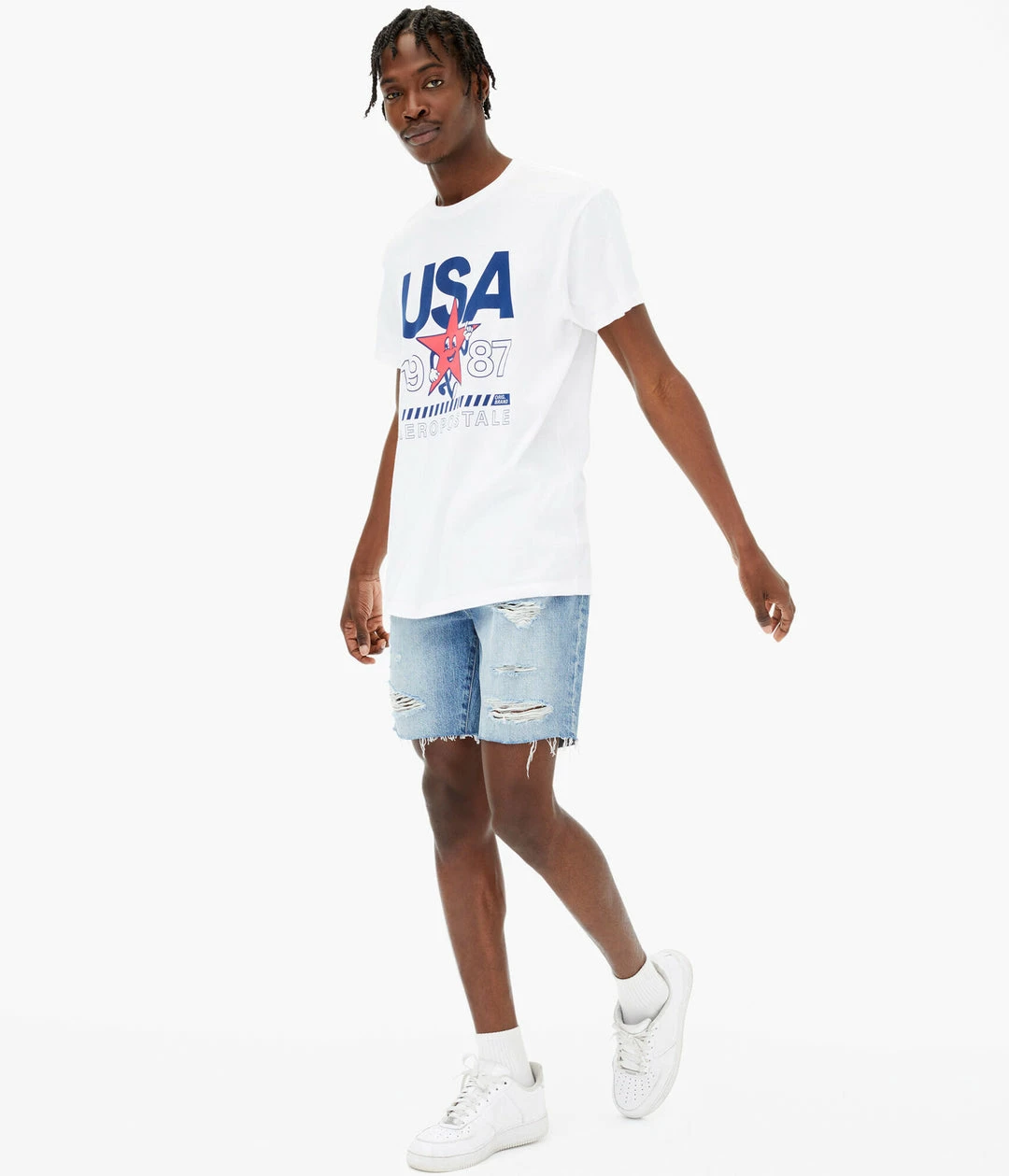 Aeropostale Men's Usa Star Graphic Tee - Image 3