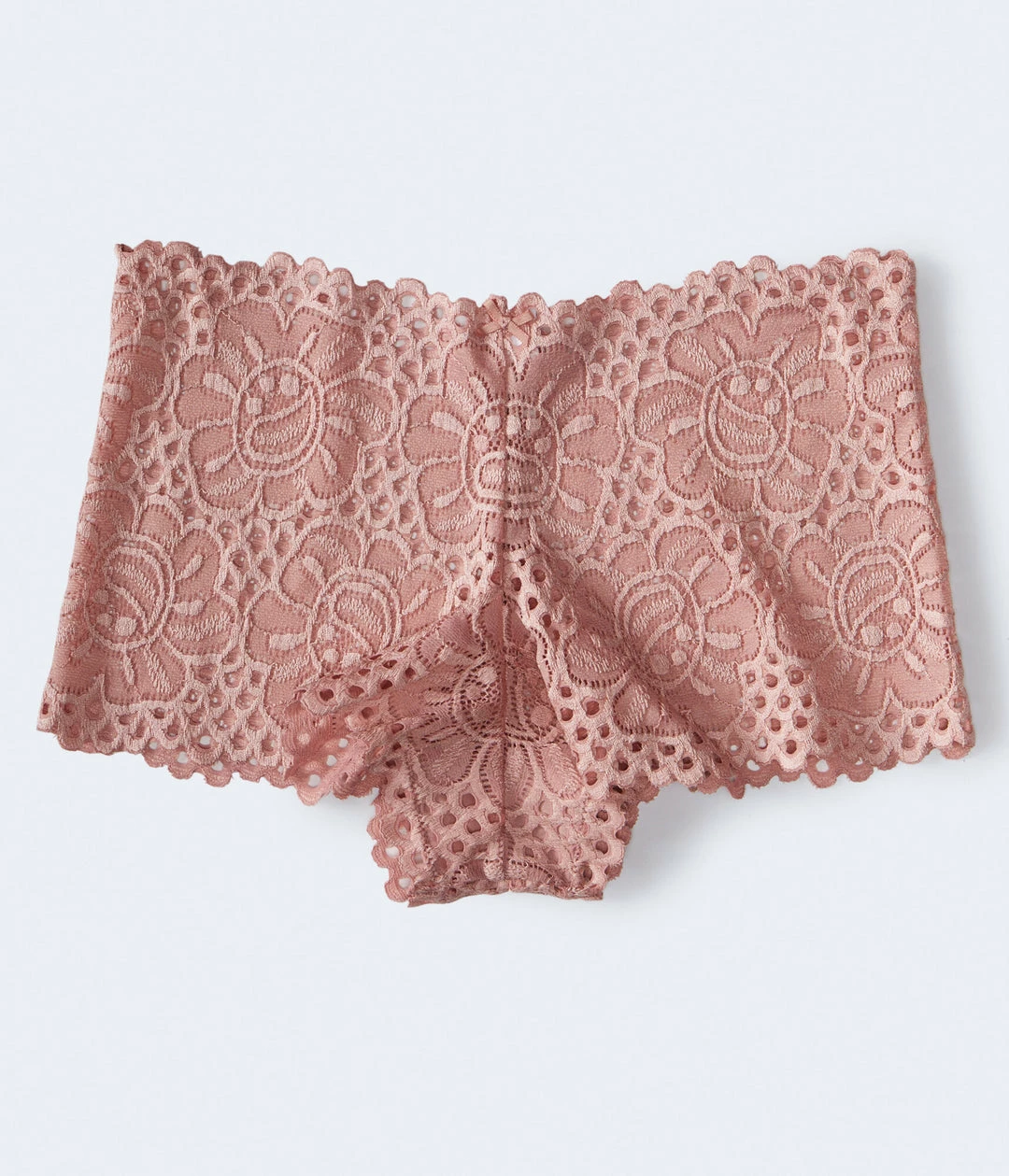 Aeropostale Womens Women's Solid Lace Boyshort