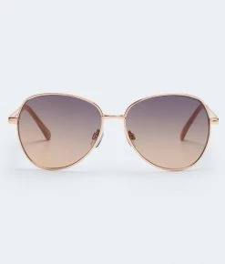 Aeropostale Women's Square Aviator Sunglasses