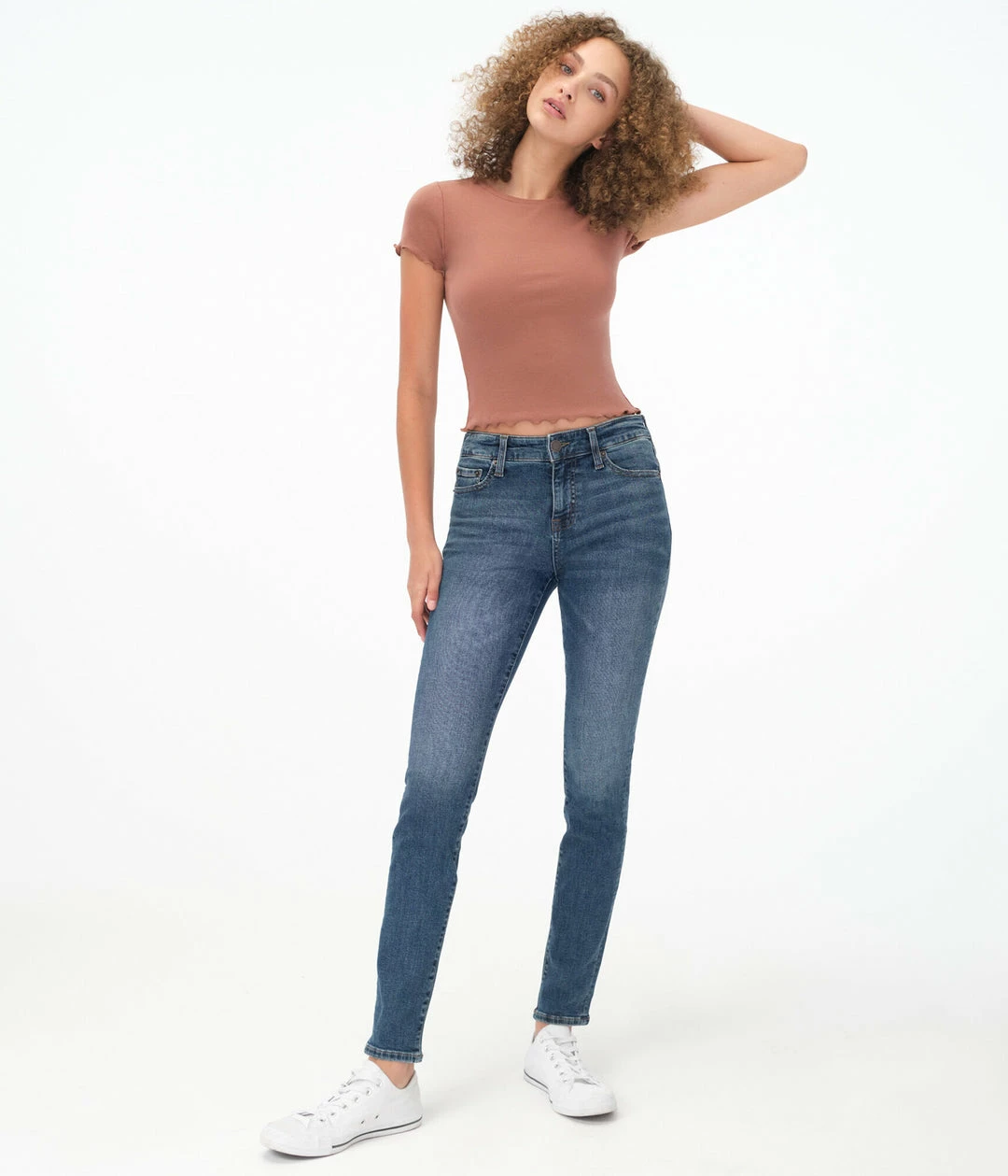 Aeropostale Women's Premium Seriously Stretchy Mid-Rise Skinny Jean - Image 2