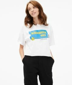 Aeropostale Women's Blockbuster Video Graphic Tee