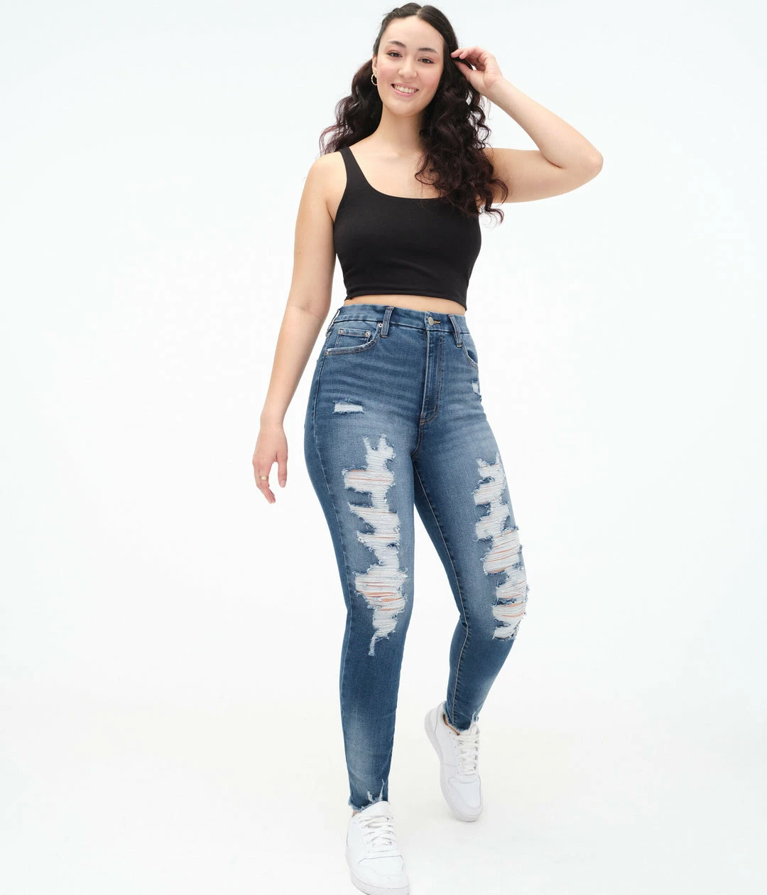 Aeropostale Women's Premium Super High-Rise Curvy Jegging With Lycraar Freef!Tar - Image 2