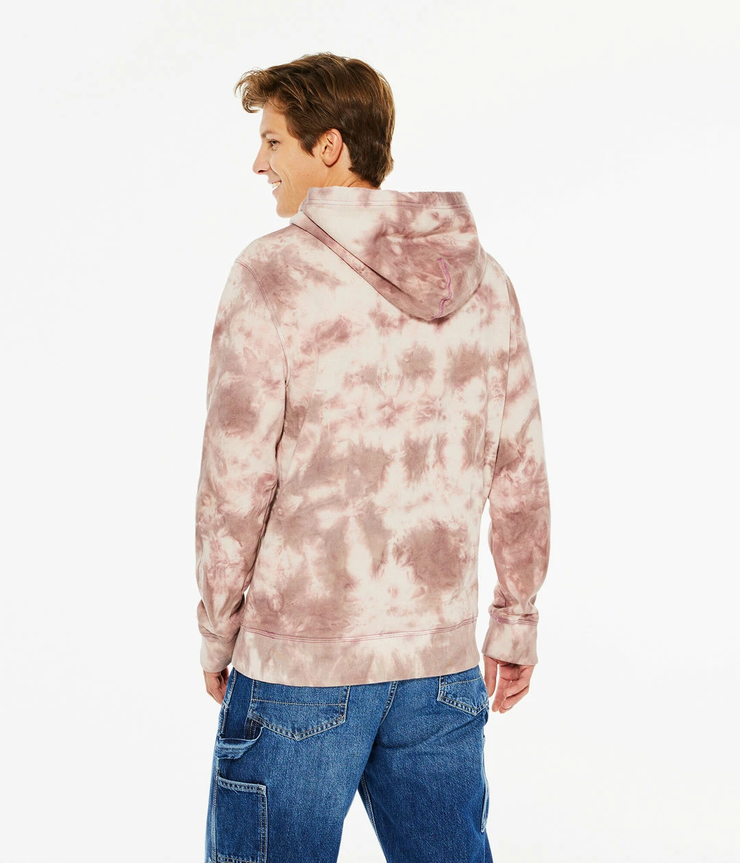 Aeropostale Men's Logo Tie-Dye Pullover Hoodie - Image 4