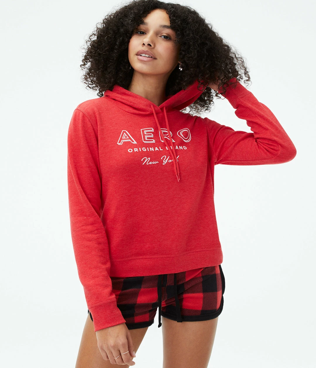 Aeropostale Women's Original Brand Foil Pullover Hoodie - Image 5