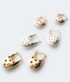 Aeropostale Women's Cutout Earring 3-Pack