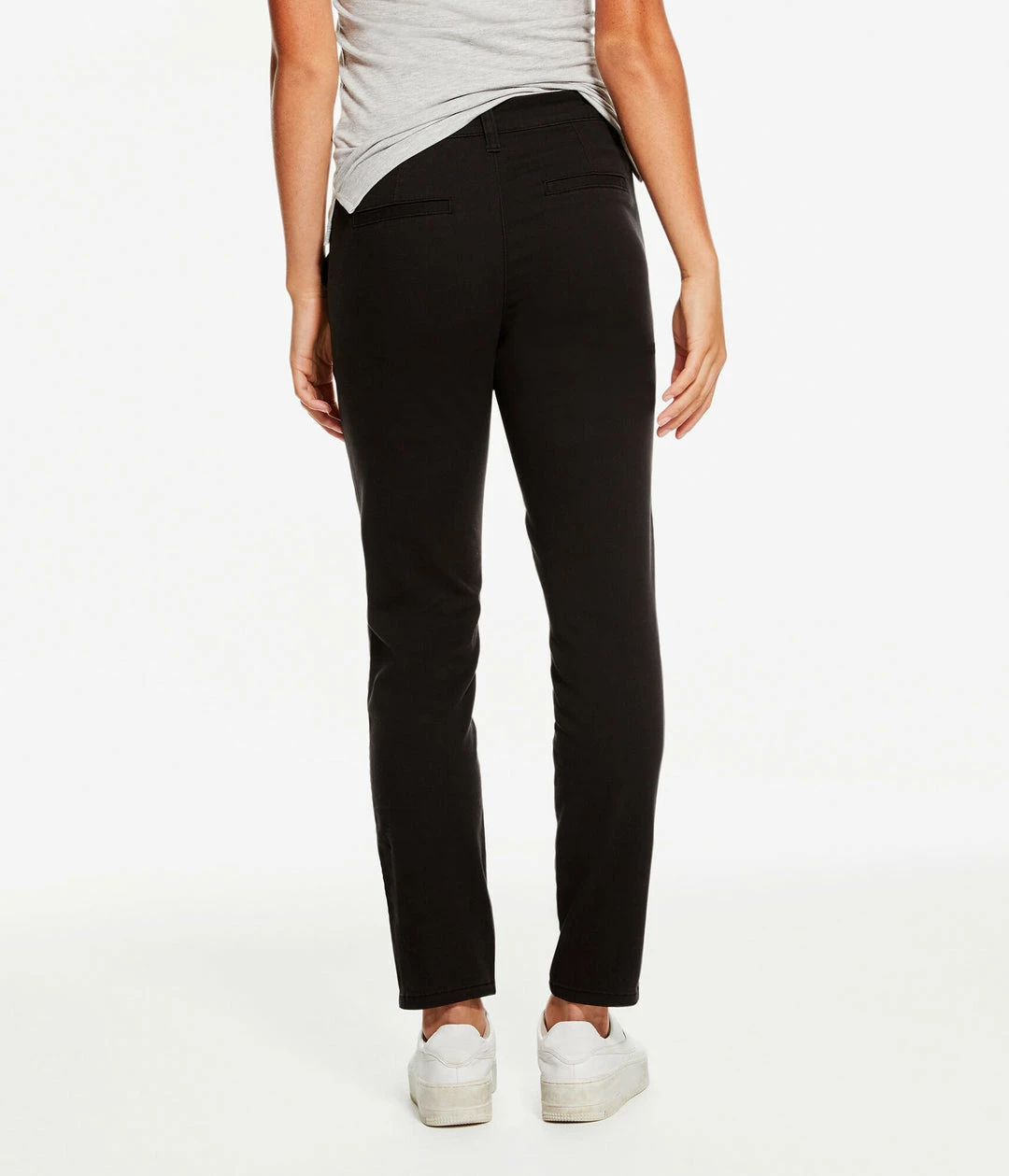 Aeropostale Womens Slim High-Rise Twill Pants - Image 3
