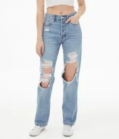 Aeropostale Women's '90S Super High-Rise Baggy Jean