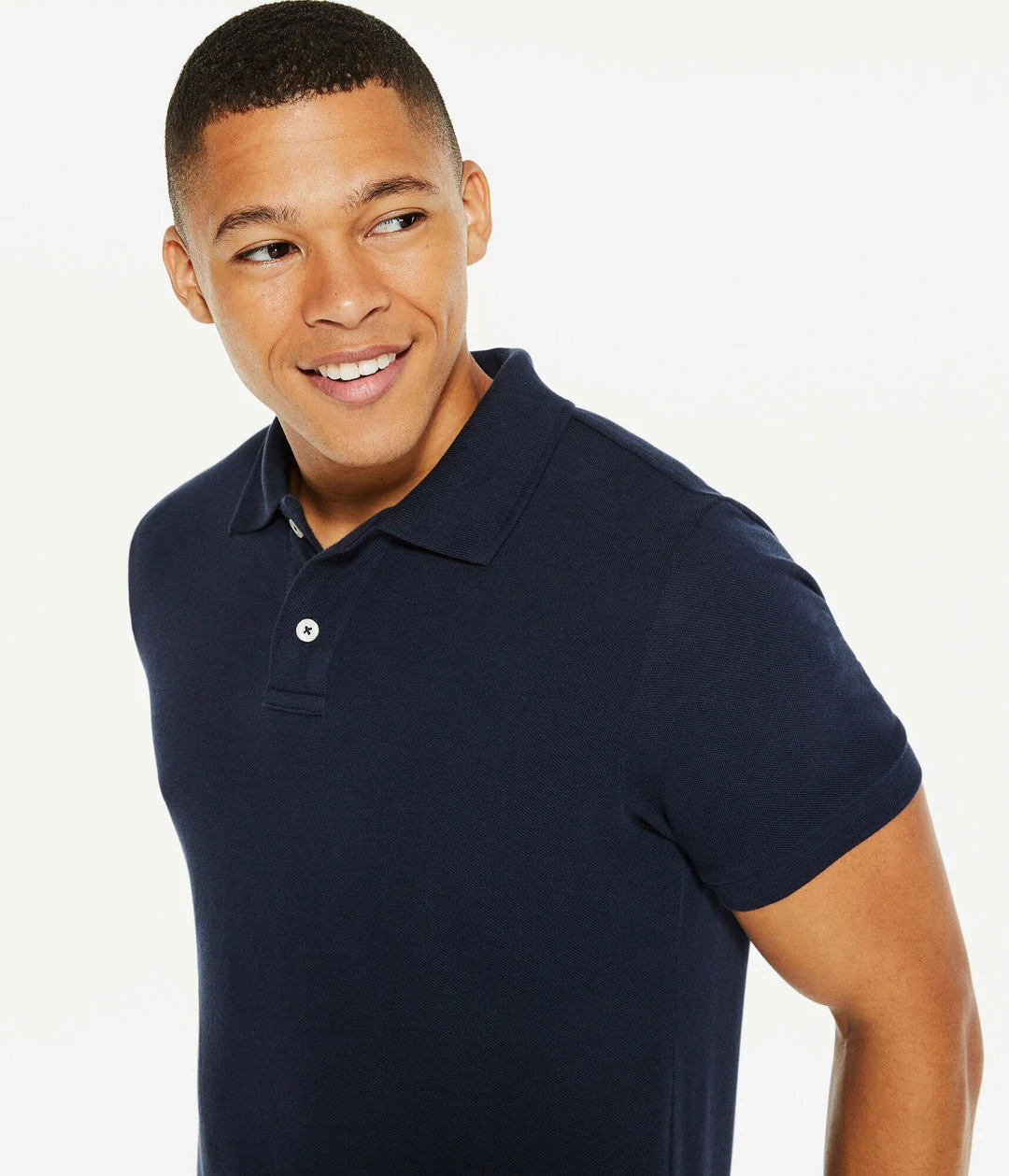 Aeropostale Mens Solid Uniform Pique Polo - Image 3