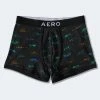 Aeropostale Men's Dino Skeletons Knit Trunks
