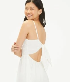 Aeropostale Women's Lace Tie-Back Romper