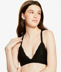 Aeropostale Women's Ditsy Lace Triangle Bralette