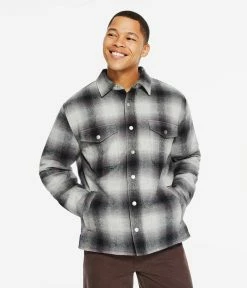 Aeropostale Men's Plaid Flannel Shacket