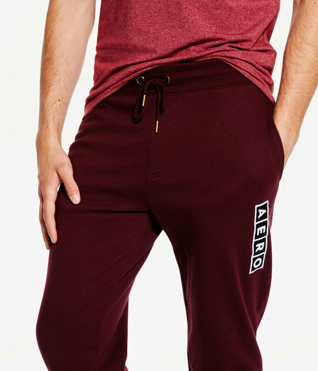 Aeropostale Men's Block Box Logo Heritage Jogger Sweatpants - Image 3