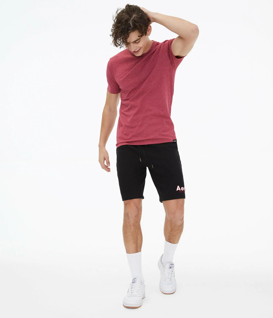 Aeropostale Men's New York Heritage Fleece Shorts - Image 2
