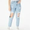 Aeropostale Women's High-Rise Curvy Mom Jean***
