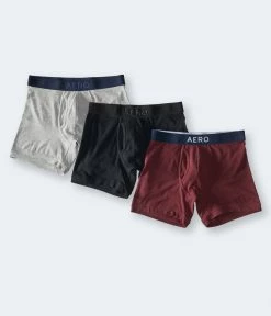 Aeropostale Men's Knit Boxer Brief 3-Pack***