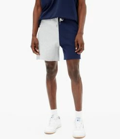 Aeropostale Men's Colorblocked Fleece Gym Shorts