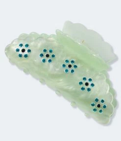 Aeropostale Women's Scalloped Gem Claw Hair Clip