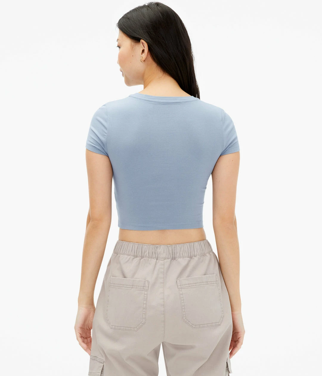 Aeropostale Women's Seriously Soft Cropped Baby Tee - Image 4