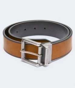 Aeropostale Men's Reversible Leather Belt