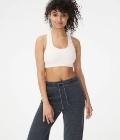 Aeropostale Women's Seriously Soft Seamless Racerback Sports Bra