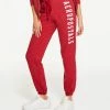 Aeropostale Women's Block Letter Cinched Sweatpants