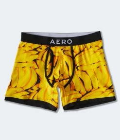 Aeropostale Men's Banana Bunch Knit Boxer Briefs