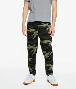 Aeropostale Men's Air Softspun Tech Fleece Camo Jogger Sweatpants