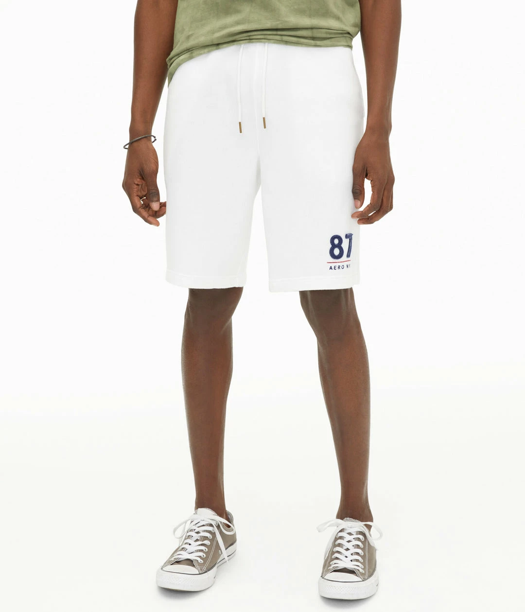 Aeropostale Men's Nyc 87 Heritage Fleece Shorts - Image 5