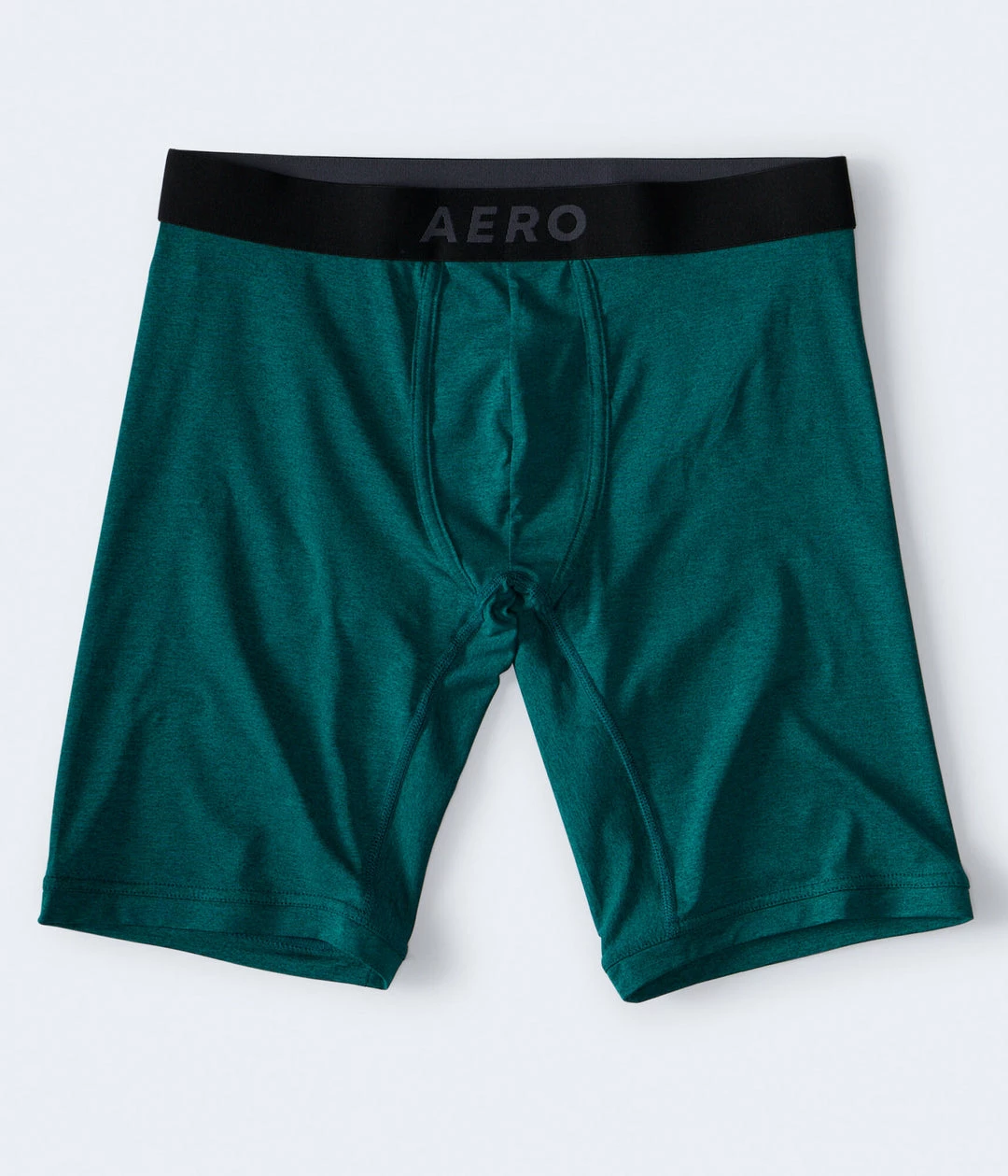 Aeropostale Men's Marled 9" Performance Knit Boxer Briefs