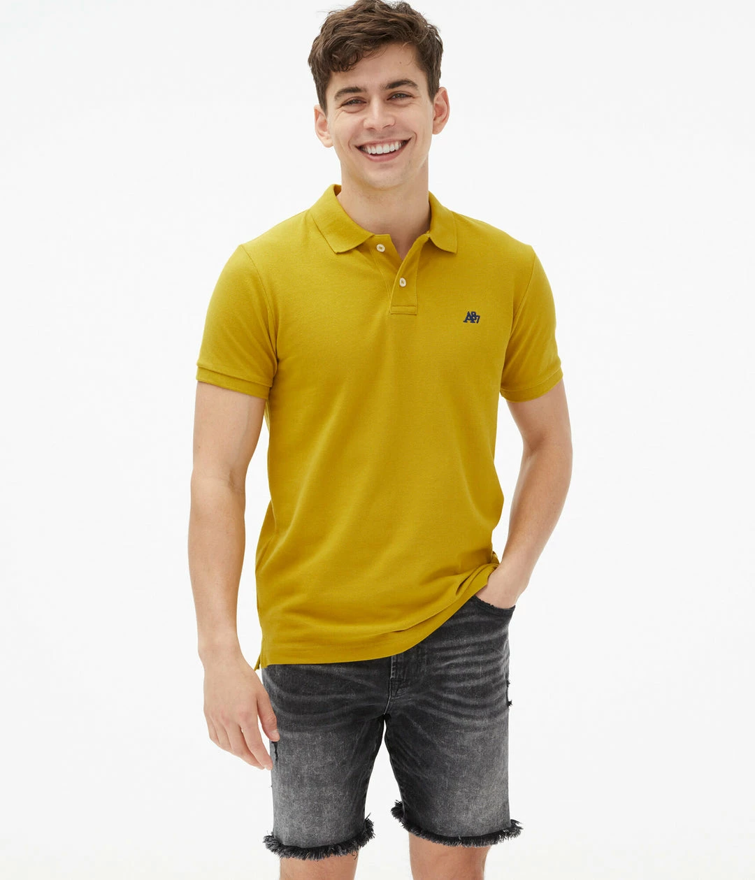 Aeropostale Men's A87 Logo Piquac Polo