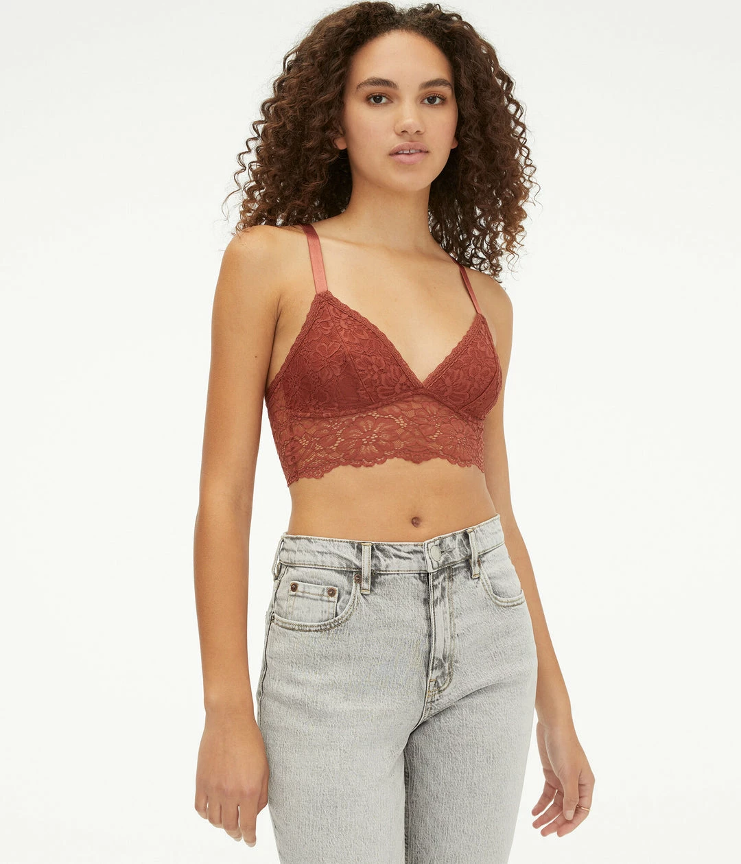 Aeropostale Women's Floral Lace Brami - Image 5