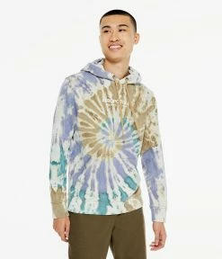 Aeropostale Men's Logo Tie-Dye Pullover Hoodie