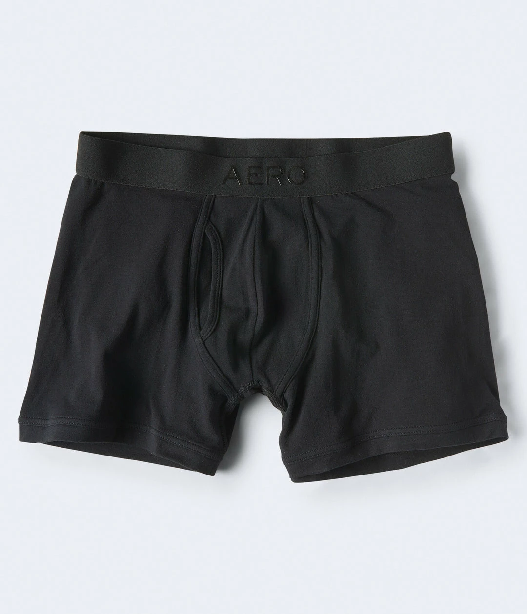 Aeropostale Men's Solid Logo Knit Boxer Briefs