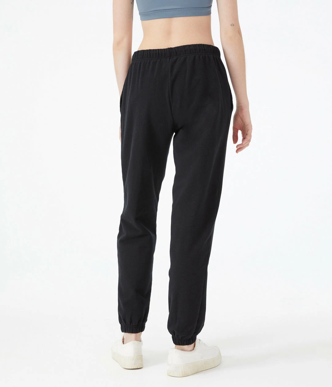 Aeropostale Women's Slouchy High-Rise Cinched Sweatpants - Image 4