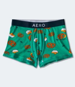 Aeropostale Men's Pretzel Dip Knit Trunks