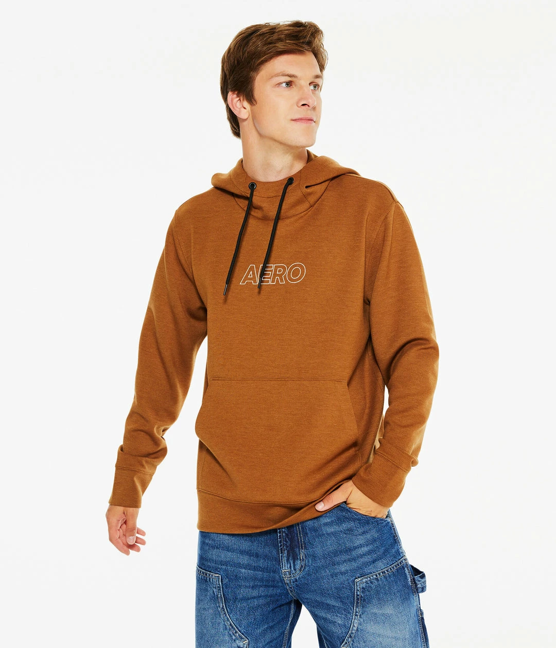 Aeropostale Men's Air Softspun Tech Fleece Pullover Hoodie - Image 3