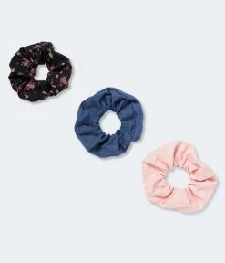 Aeropostale Women's Floral Scrunchie 3-Pack