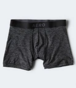 Aeropostale Men's Space-Dyed Performance Knit Boxer Briefs