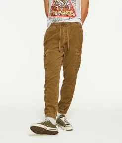 Aeropostale Men's Corduroy Cargo Joggers