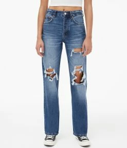 Aeropostale Women's '90S Super High-Rise Baggy Jean