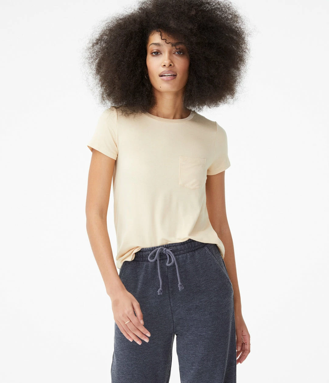 Aeropostale Women's Seriously Soft Crew Pocket Tee - Image 5