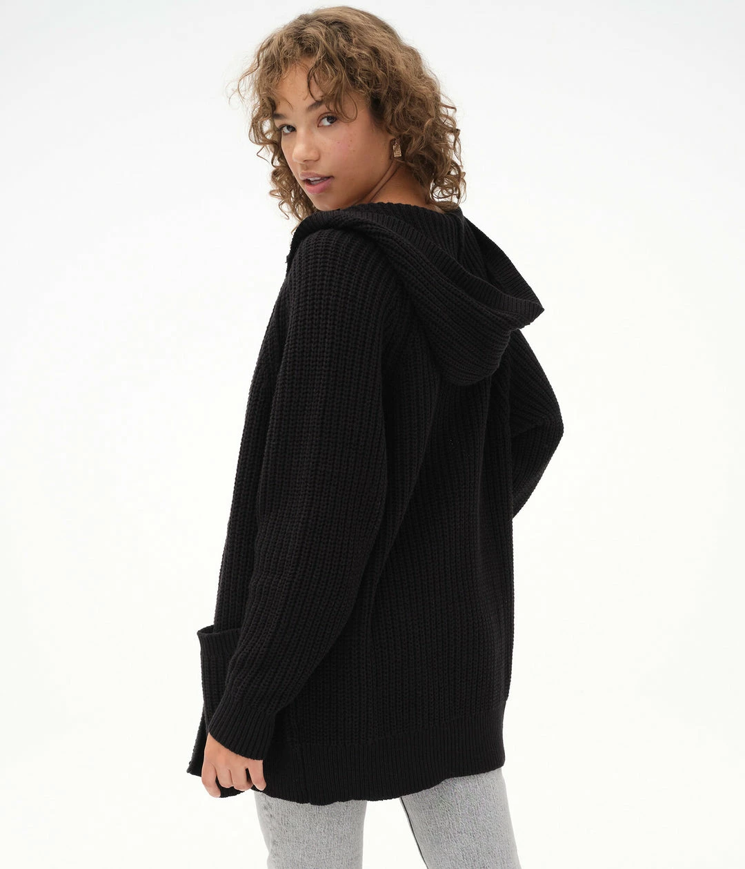 Aeropostale Women's Oversized Hooded Cardigan - Image 4