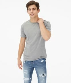 Aeropostale Mens Pocket Crew Tee